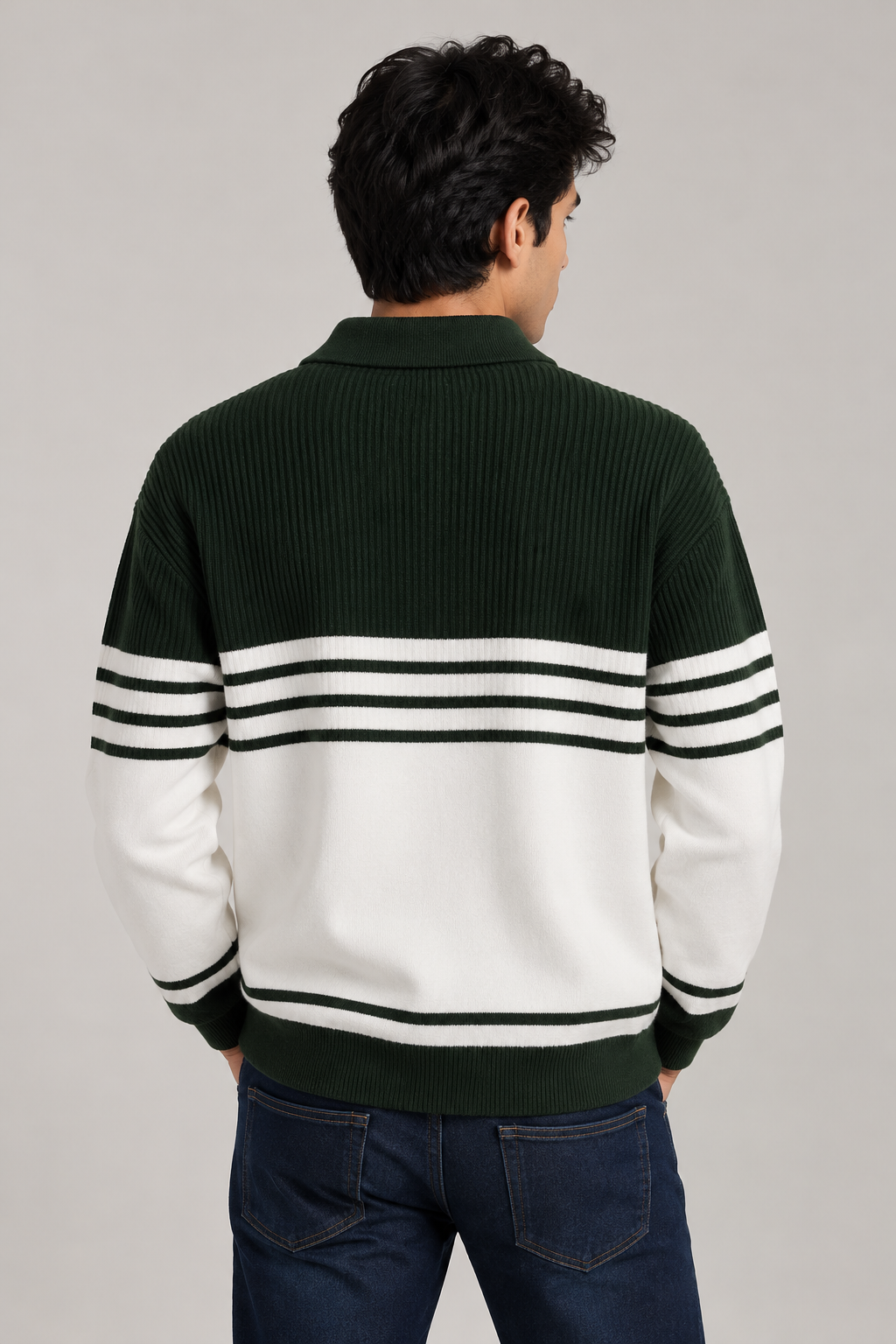 BLOCKLINE HALF-ZIP POLO