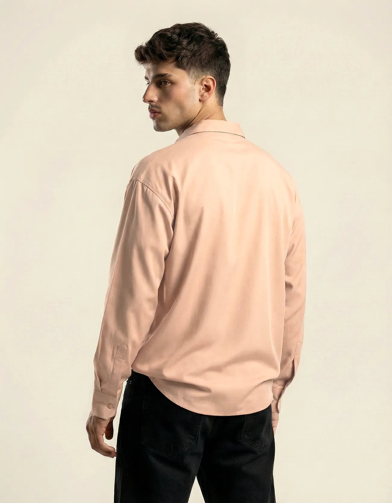 POPLIN PRINTED POCKET SHIRT