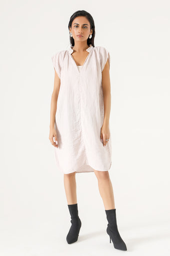 MUSLIN MIDI DRESS