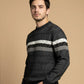 JACQUARD TEXTURED SWEATSHIRT