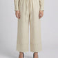 LINEN PLEATED CULOTTE
