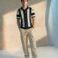 JACQUARD TEXTURE KNITTED SHIRT