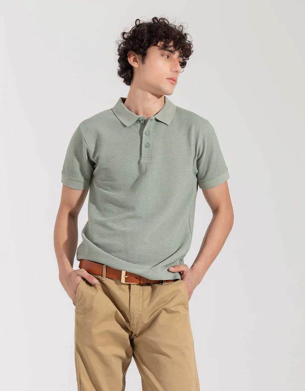 BASIC TEXTURED POLO