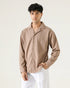 OVERSIZE WAFFLE KNIT SHIRT