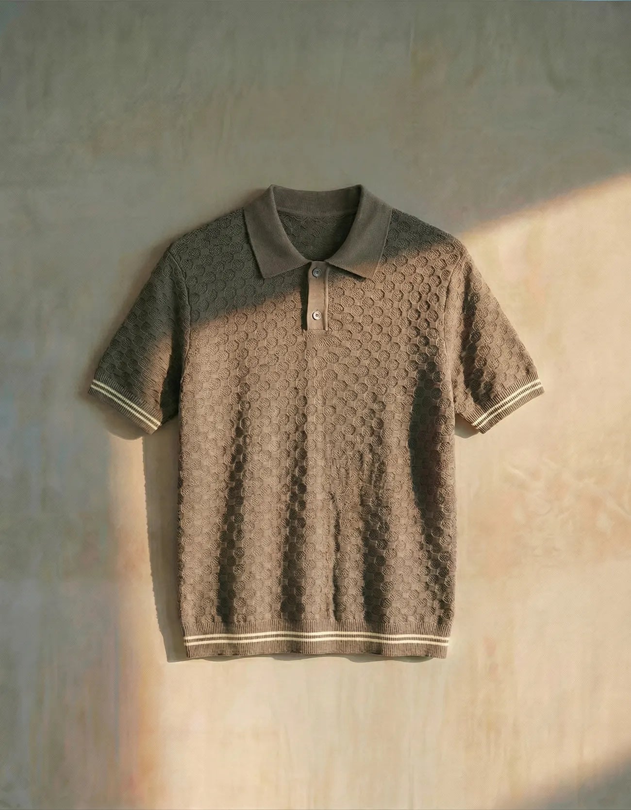 KNITTED SIGNATURE POLO