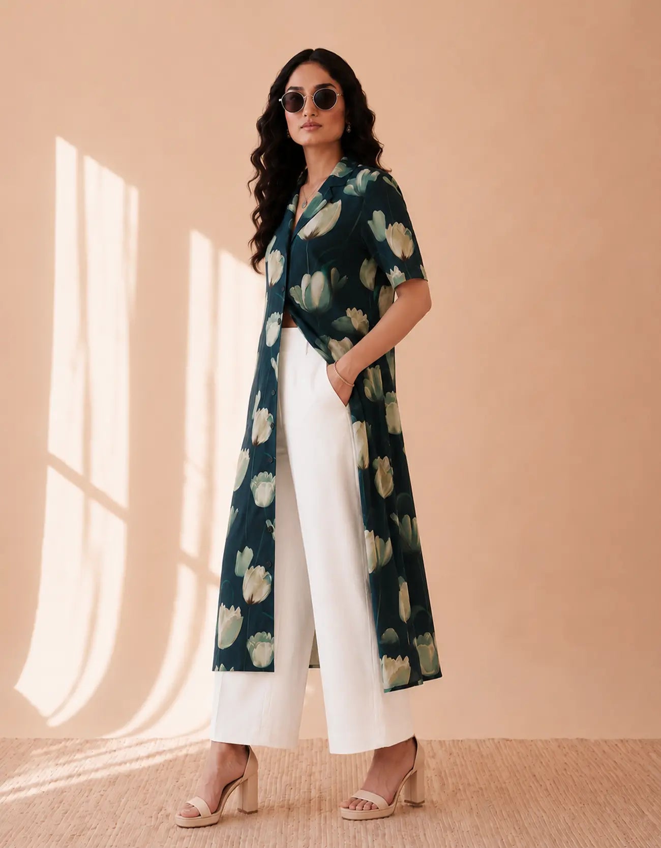 BUTTON DOWN SHIRT WITH SLEEVE