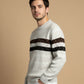 JACQUARD TEXTURED SWEATSHIRT