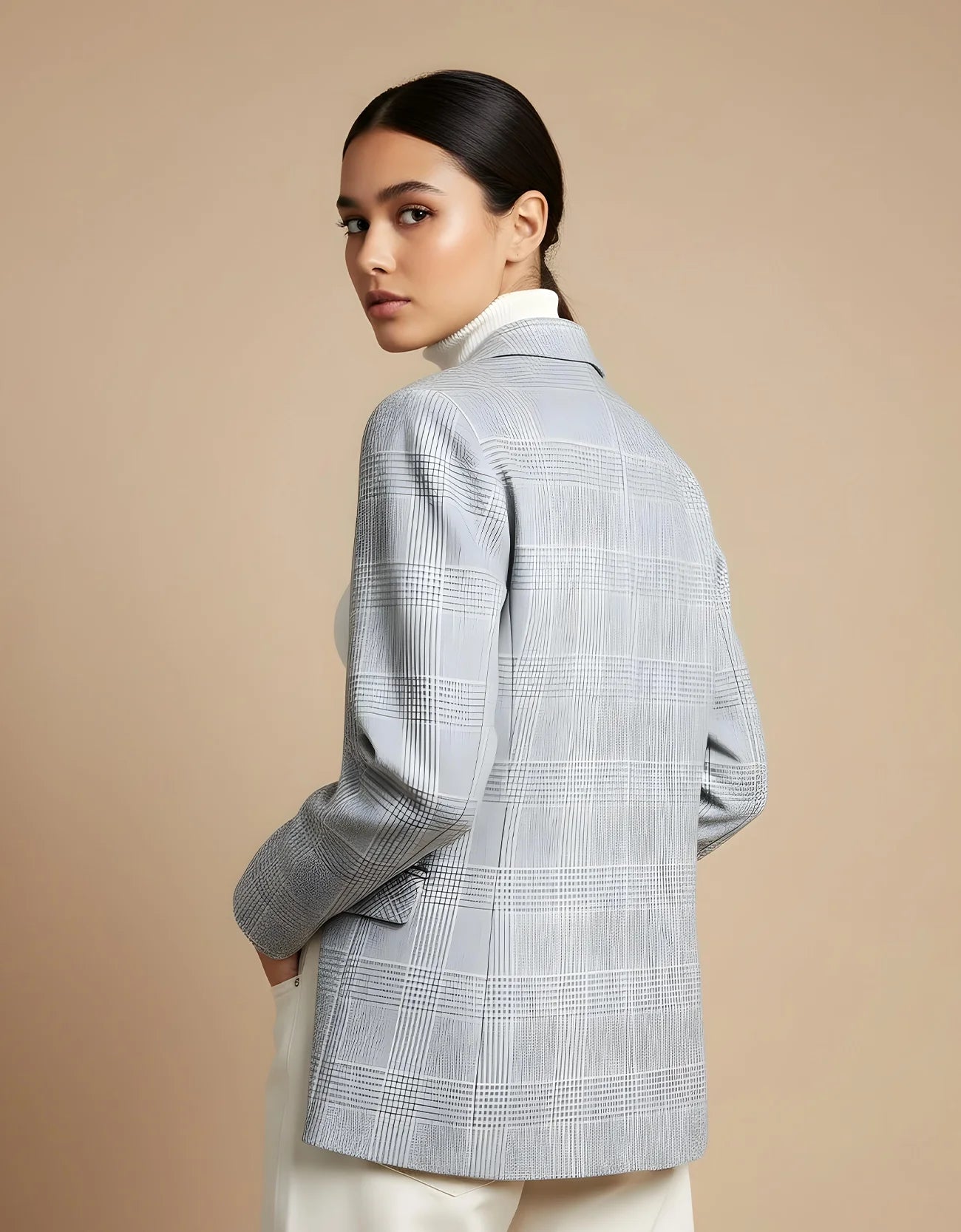 WOOLEN FLAP POCKET BLAZER