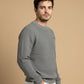 TEXTURED WOOLEN SWEATSHIRT