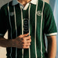 STRIPPED JOHNNY COLLAR POLO