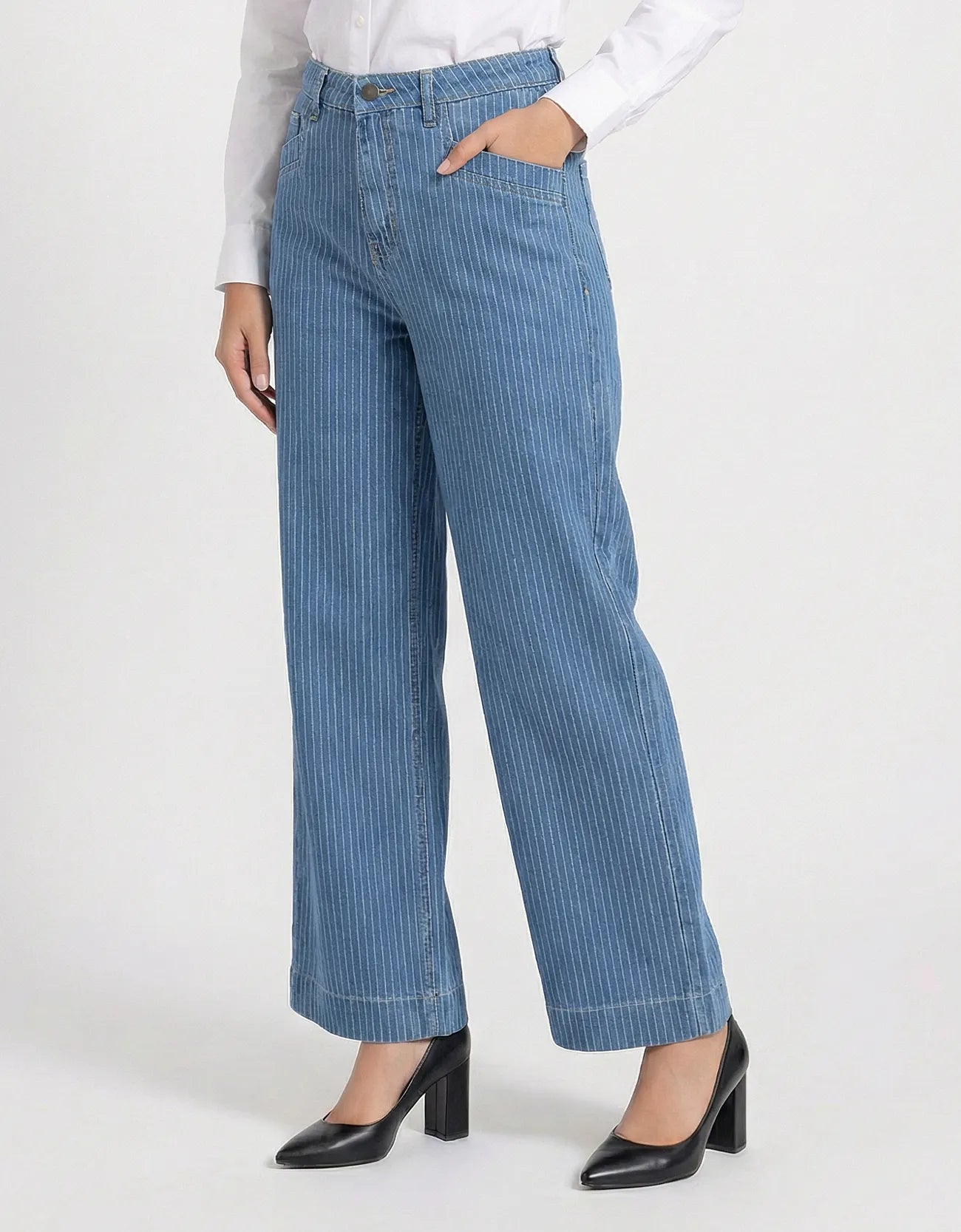 CLASSIC PINSTRIPE DENIM