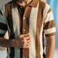 JACQUARD TEXTURE KNITTED SHIRT