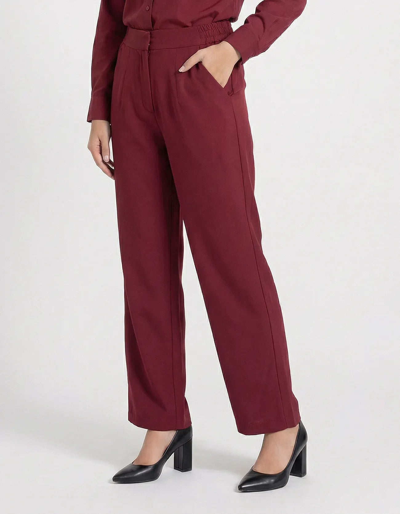 STRAIGHT TROUSER-PANTS