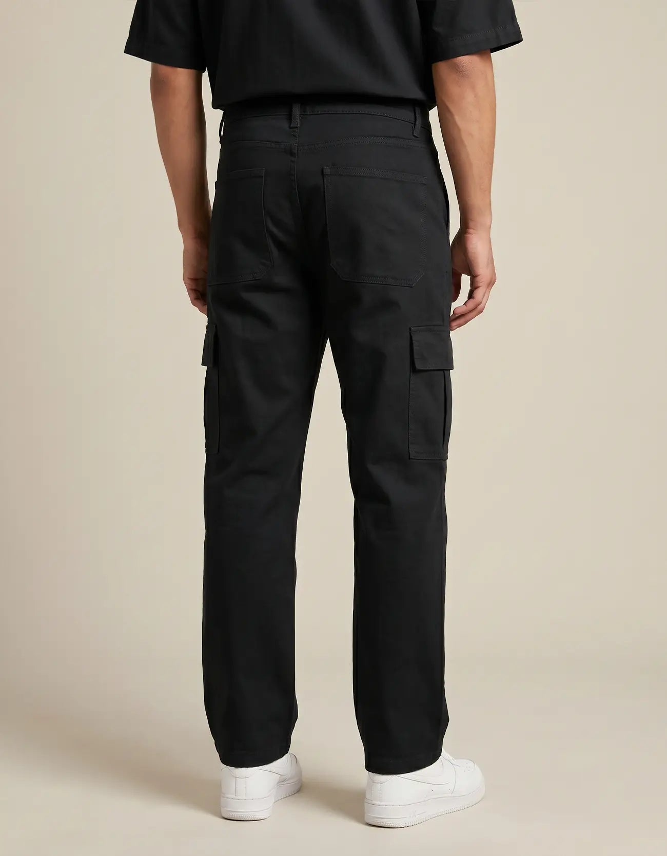 DENIM CARGO TROUSER STRAIGHT FIT