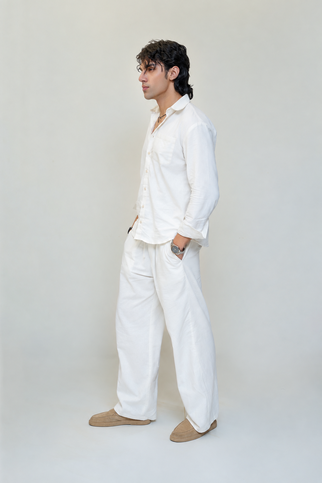 MAN BASIC ELASTICATED TROUSER