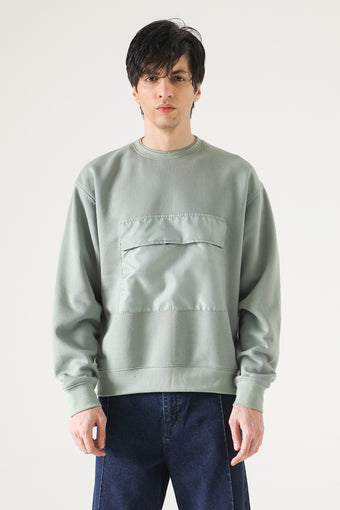 KANGAROO PATCH POCKET SWEATSHIRT