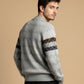 JACQUARD TEXTURED SWEATSHIRT