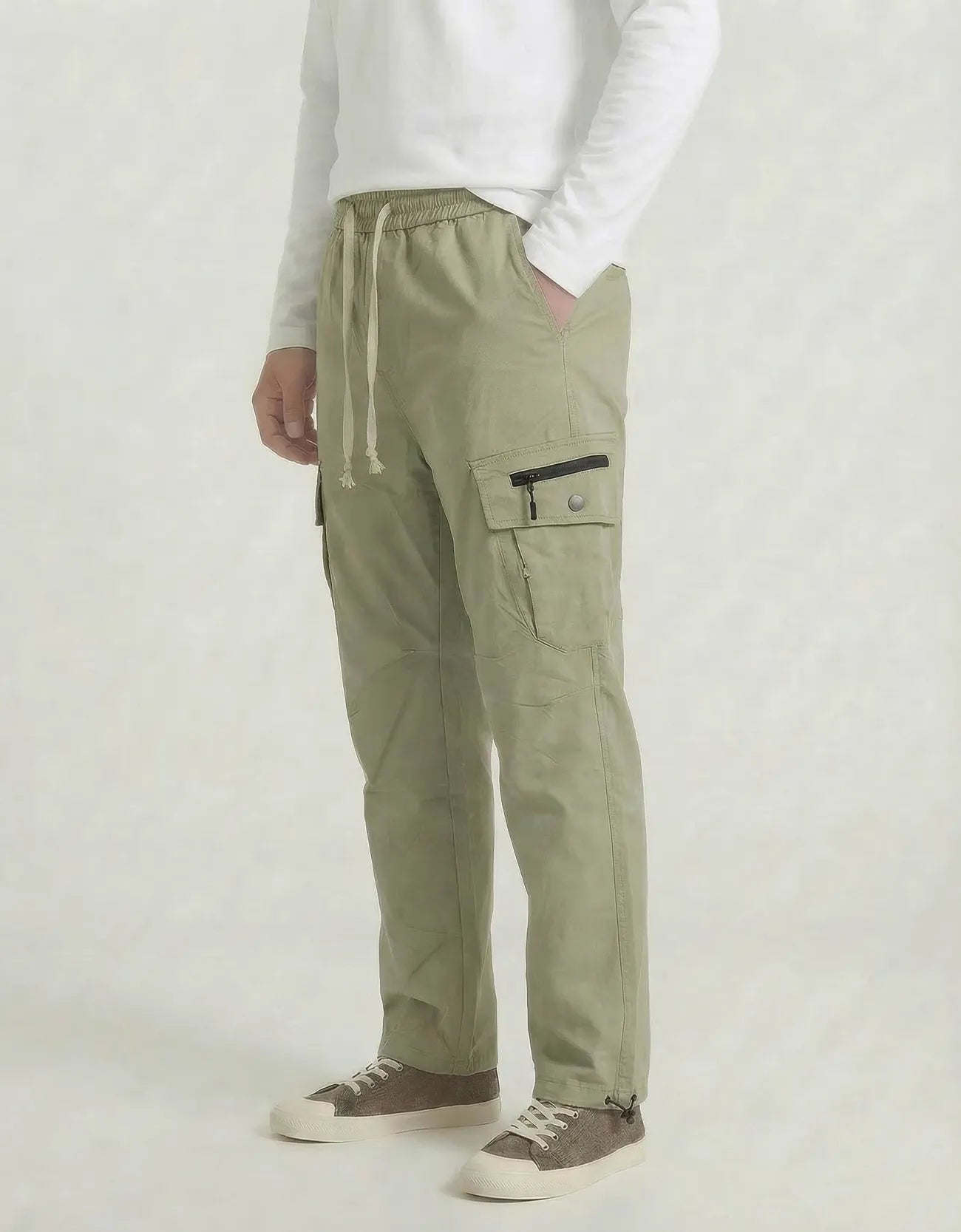 ZIP CARGO TROUSER