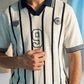 STRIPPED JOHNNY COLLAR POLO