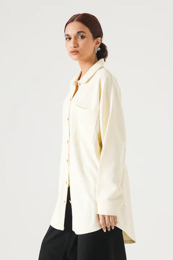 OVERSIZE WAFFLEKNIT SHIRT