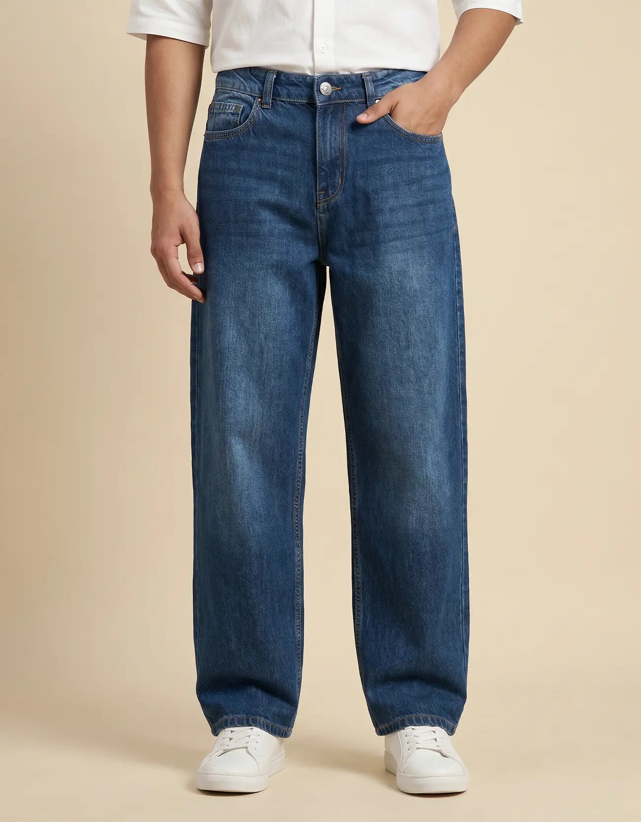 DENIM BAGGY FIT PANT