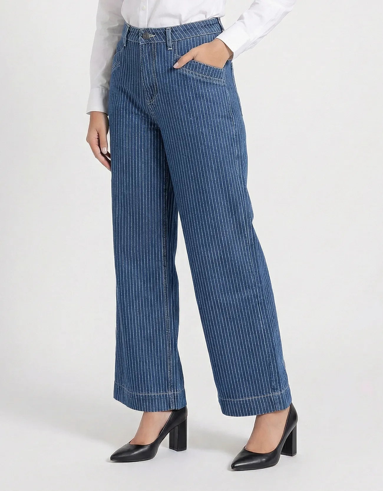 CLASSIC PINSTRIPE DENIM