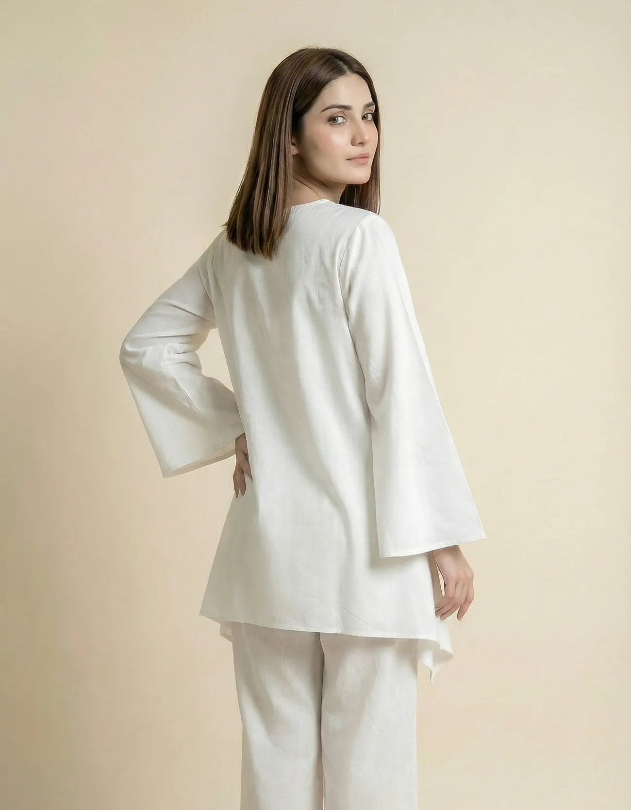LINEN LOOSE FIT CAPE