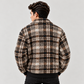 HERITAGE CHECK AVIATOR JACKET - Brown