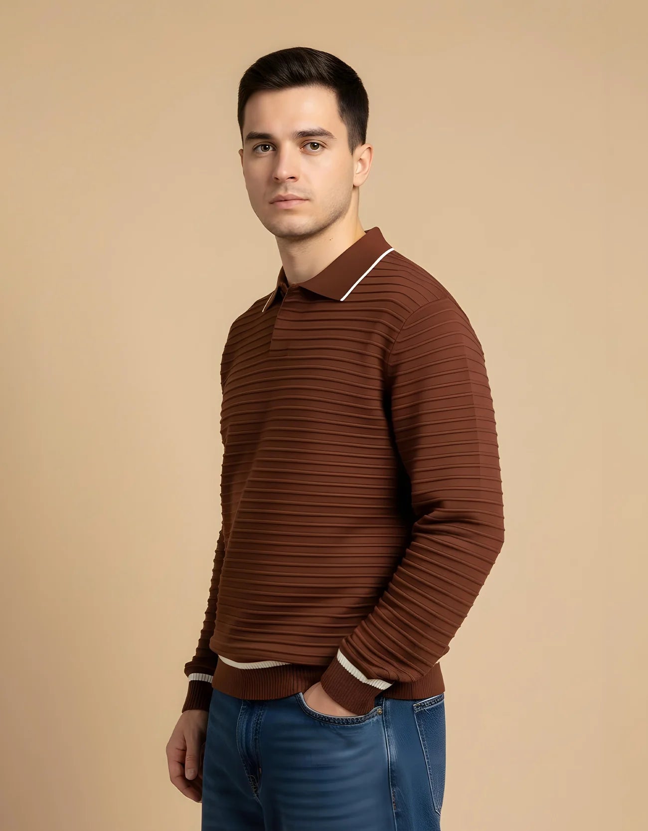 JHONY COLLAR SWEATER POLO