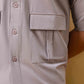 MEN’S BOXY FIT FLAP POCKETS SHIRT