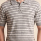 MEN'S STRIPED KNIT POLO