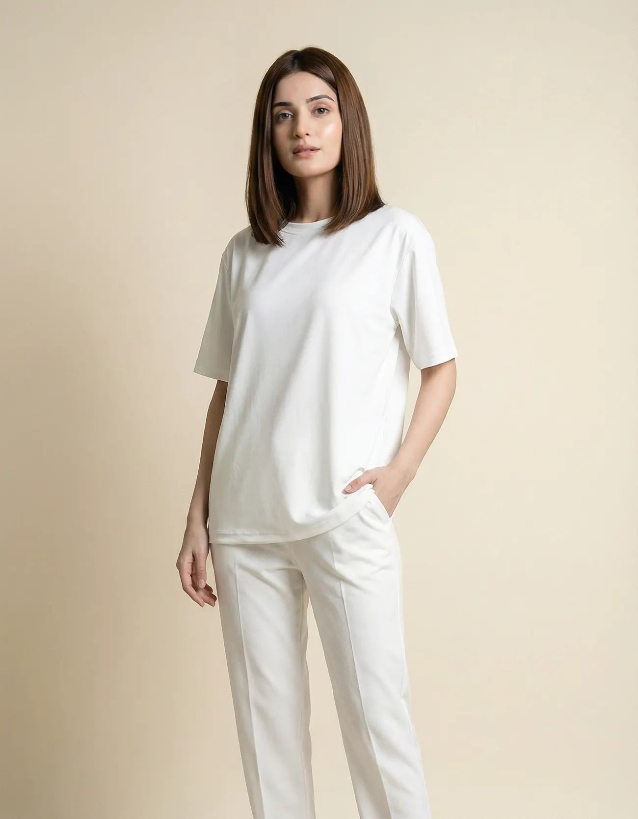 BAGGY CREW NECK TEE