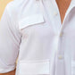 MEN’S BOXY FIT FLAP POCKETS SHIRT