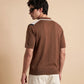 MEN'S ZIPER KNIT POLO SHIRT