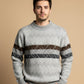 JACQUARD TEXTURED SWEATSHIRT