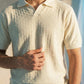 Ribbed Johnny Collar Polo