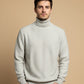 CHAVERON TEXTURED TURTLE NECK
