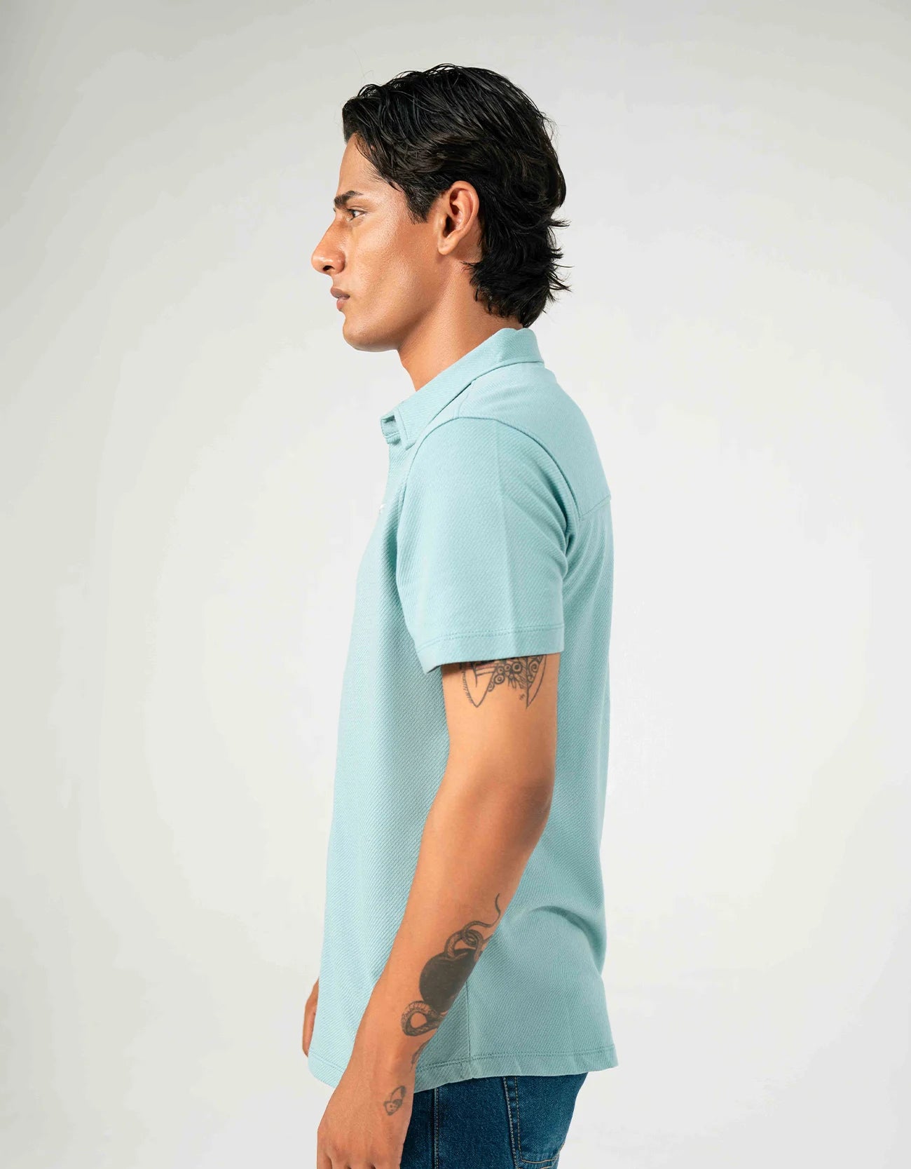 KNITTED BUTTON UP SHIRT