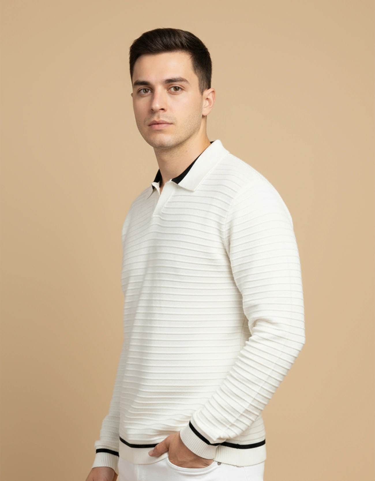 JHONY COLLAR SWEATER POLO