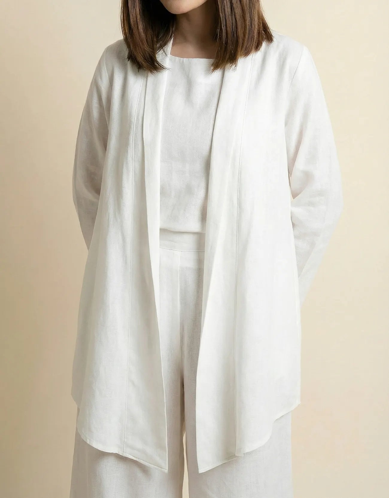 LINEN LOOSE FIT CAPE