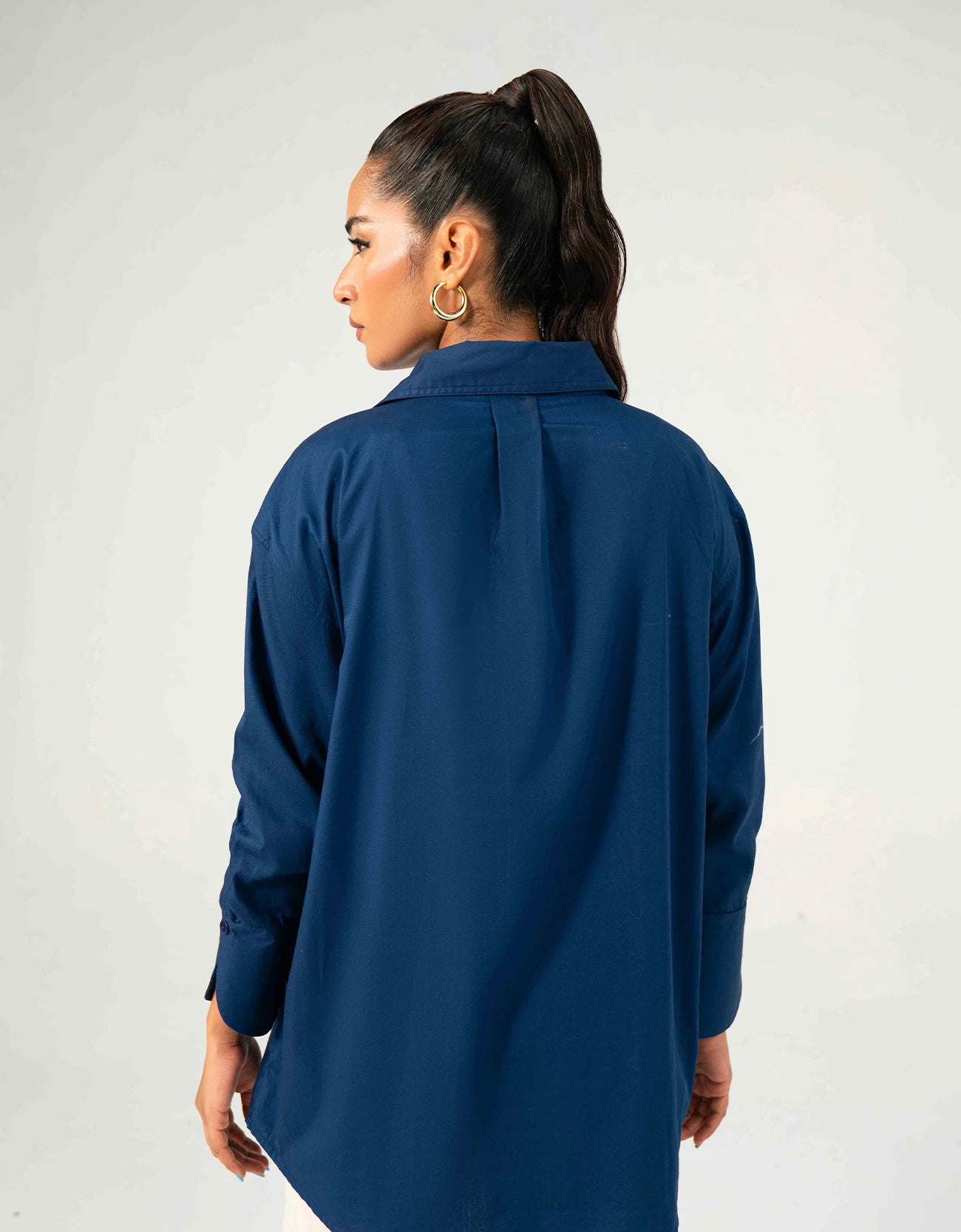 POPLIN PRINTED POCKET OVERSHIRT