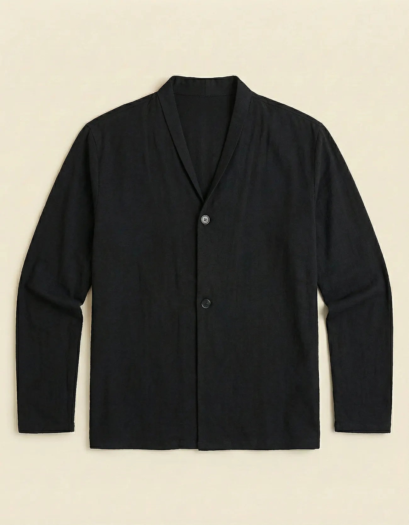 CROSS BODY LINEN SHIRT