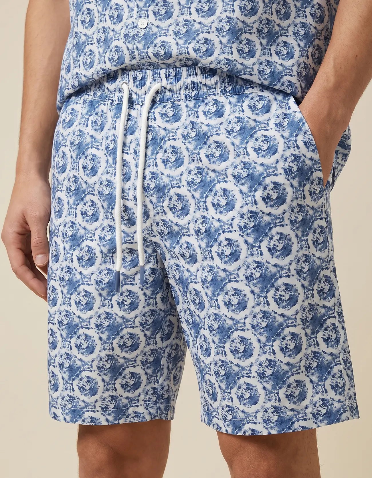 MEN'S PRINTED COTTON SHORTS
