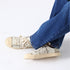 CHECK JUTE LACE-UP SNEAKERS