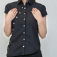 ASYMMETRICAL BUTTON DOWN SHIRT