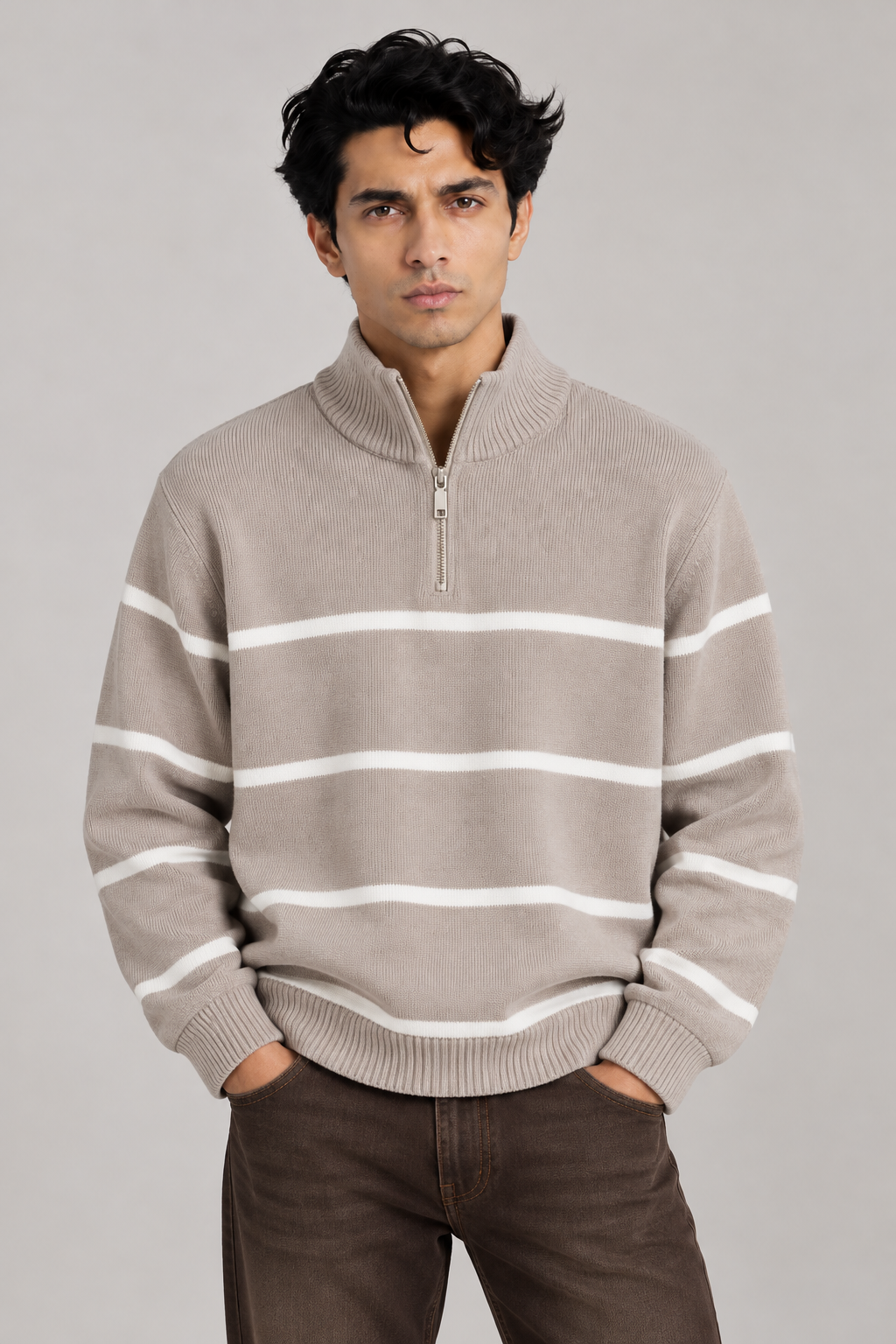ASTOR HALF-ZIP KNIT