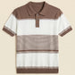 MEN'S COLORBLOCK KNIT POLO