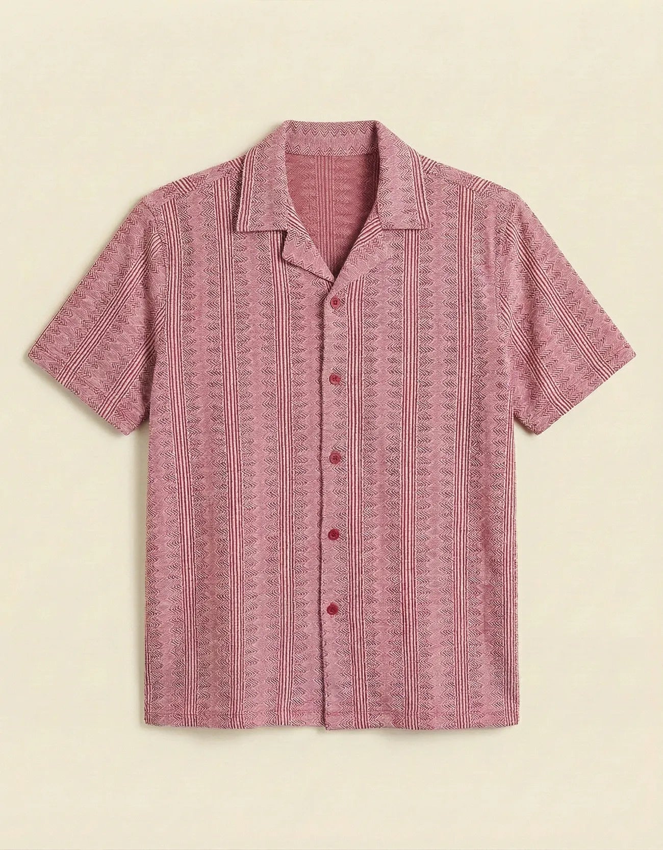 JACQUARD BUTTONDOWN SAFARI SHIRT