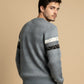 JACQUARD TEXTURED SWEATSHIRT