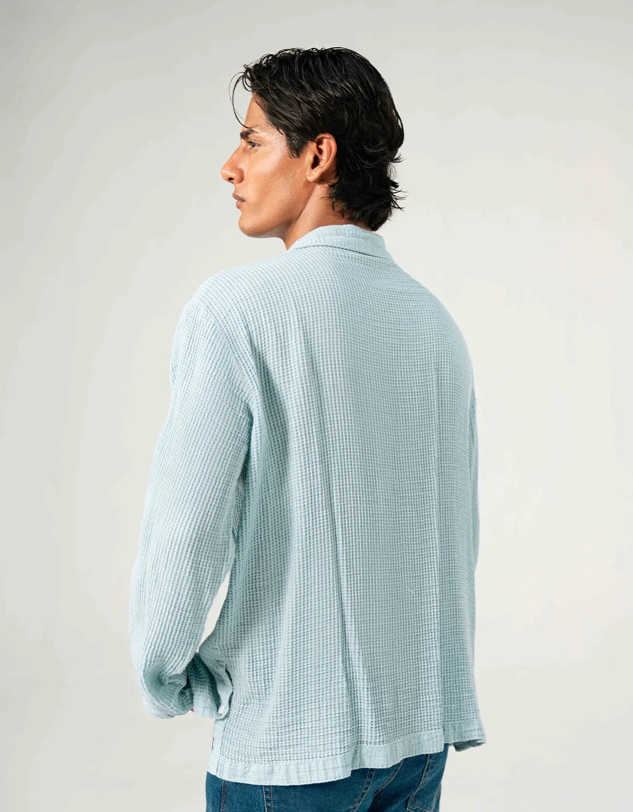 TEXTURED SHIRT WITH POCKET